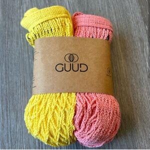 NWT set of 2 Guud French Market Mesh Grocery Bags- reusable enviroment friendly